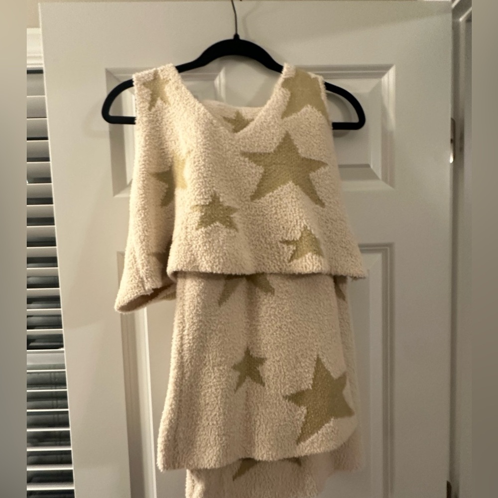 Soft Star Print Tank Pant Set